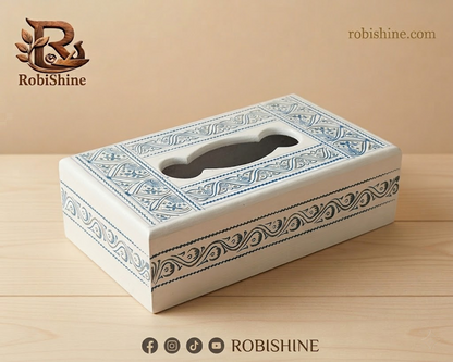 Ornate Decorative Tissue Box Holder – Wooden Tissue Cover